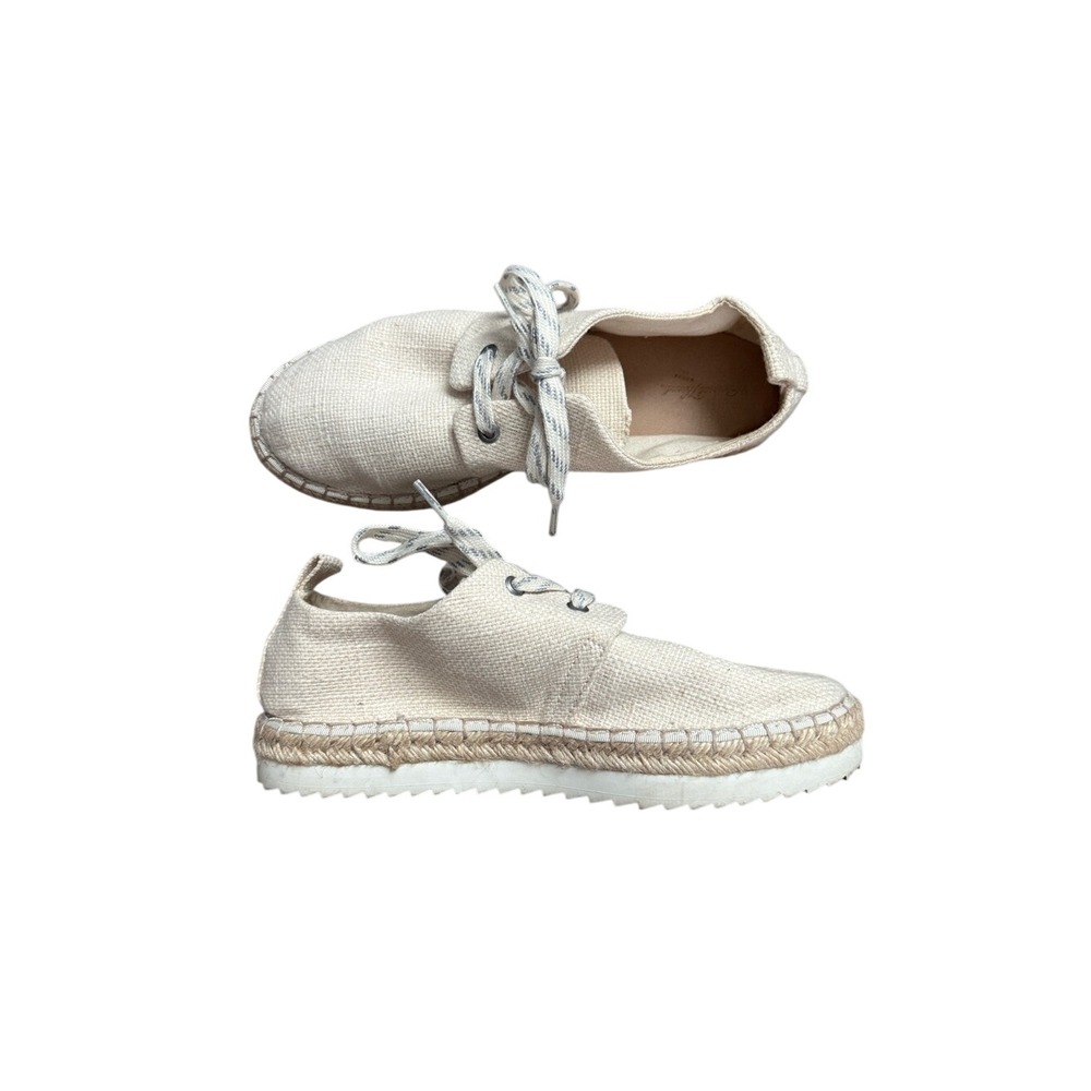 Universal Thread Beige Joelle Espadrille Sneakers 7.5 Boho Cottagecore Neutral